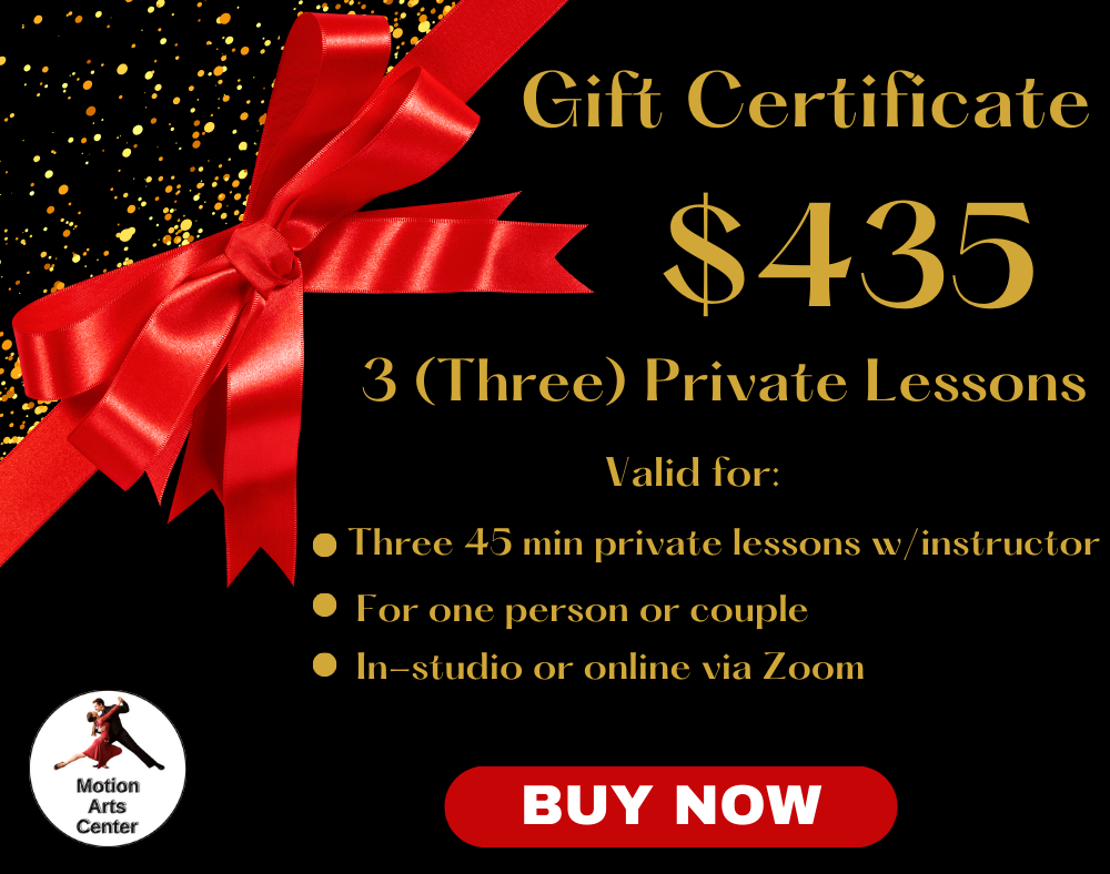 Private Lessons Gift Certificates