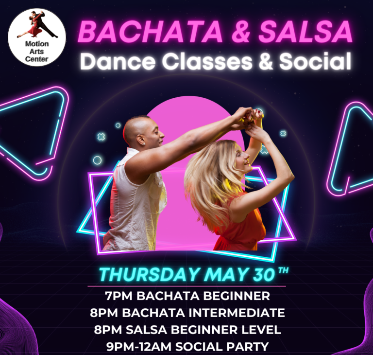 Bachata & Salsa Classes Social Dance Party