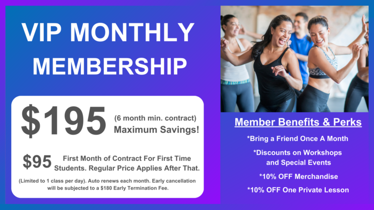 VIP MONTHLY MEMBERSHIP