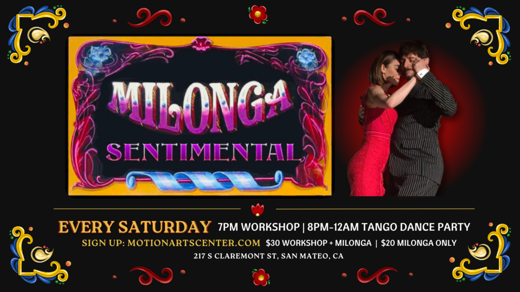 Milonga Sentimental Tango Dance Party