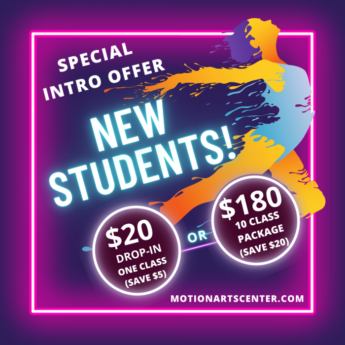 New Students Intro Offer